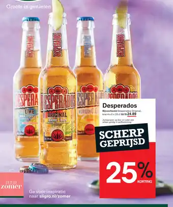 Sligro Desperados aanbieding