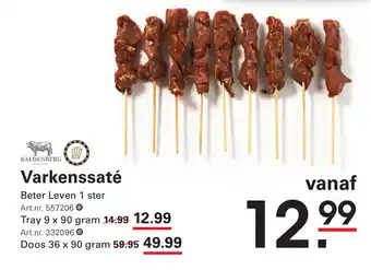 Sligro Varkenssaté aanbieding