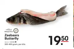 Sligro Zeebaars Butterfly aanbieding