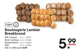 Sligro Boulangerie Lambèr Breekbrood aanbieding