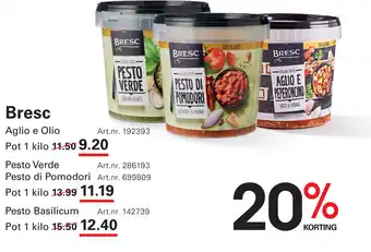Sligro Bresc aanbieding