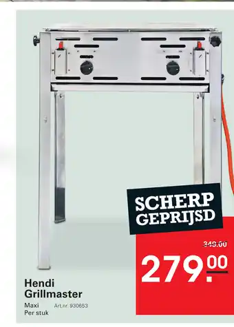 Sligro Hendi Grillmaster aanbieding
