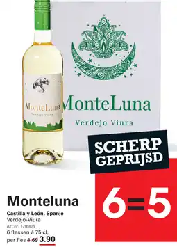 Sligro Monteluna aanbieding