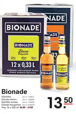 Sligro Bionade aanbieding