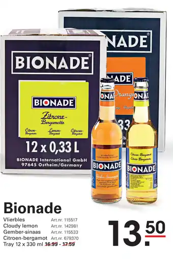 Sligro Bionade aanbieding