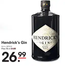 Sligro Hendrick's Gin aanbieding
