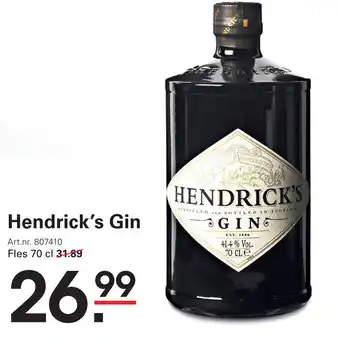 Sligro Hendrick's Gin aanbieding