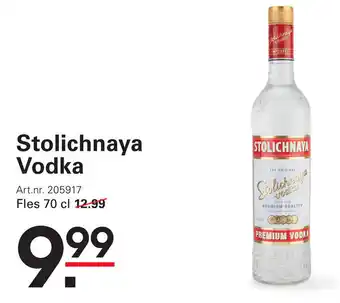 Sligro Stolichnaya Vodka aanbieding