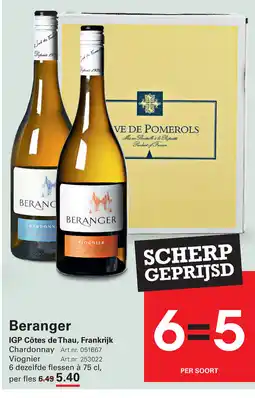 Sligro Beranger aanbieding