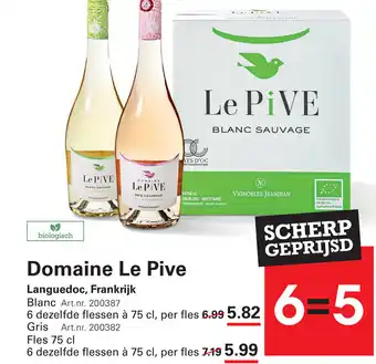Sligro Domaine Le Pive aanbieding