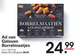 Sligro Ad van Geloven Borrelmaatjes aanbieding