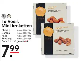 Sligro Te Voert Mini kroketten aanbieding