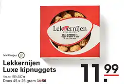 Sligro Lekkernijen Luxe kipnuggets aanbieding