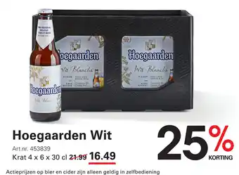 Sligro Hoegaarden Wit aanbieding