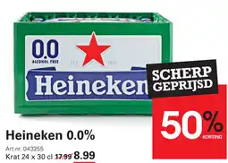 Sligro Heineken 0.0% aanbieding
