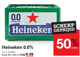 Sligro Heineken 0.0% aanbieding