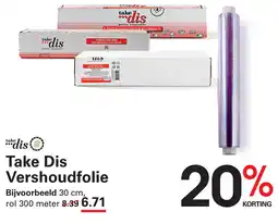 Sligro Take Dis Vershoudfolie aanbieding
