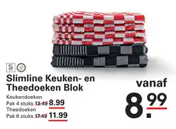Sligro Slimline Keuken- en Theedoeken Blok aanbieding