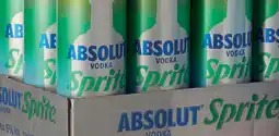 Sligro Absolut Vodka & Sprite aanbieding