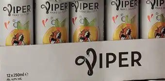 Sligro Viper Hard Seltzer aanbieding