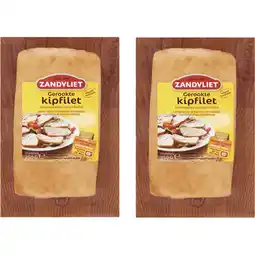 Albert Heijn Zandvliet gerookte kipfilet 2-pack aanbieding