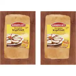 Albert Heijn Zandvliet gerookte kipfilet 2-pack aanbieding
