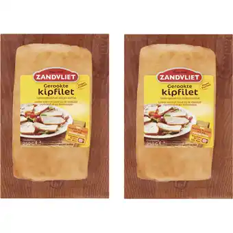Albert Heijn Zandvliet gerookte kipfilet 2-pack aanbieding