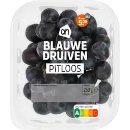 Albert Heijn AH Blauwe druiven pitloos aanbieding