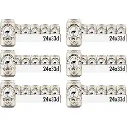 Albert Heijn Brouwerij 't IJ IJwit blik 6-pack aanbieding