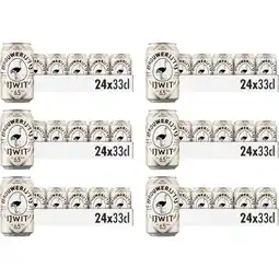 Albert Heijn Brouwerij 't IJ IJwit blik 6-pack aanbieding
