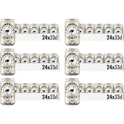 Albert Heijn Brouwerij 't IJ IJwit blik 6-pack aanbieding