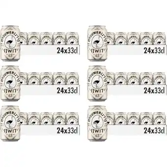 Albert Heijn Brouwerij 't IJ IJwit blik 6-pack aanbieding