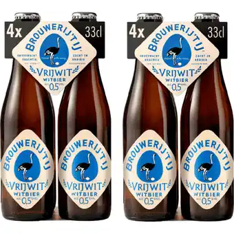 Albert Heijn Brouwerij 't IJ Vrijwit 0.5% 8-pack aanbieding