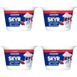 Albert Heijn Danone Skyr Aardbei 4-pack aanbieding