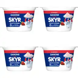 Albert Heijn Danone Skyr Aardbei 4-pack aanbieding