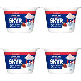 Albert Heijn Danone Skyr Aardbei 4-pack aanbieding