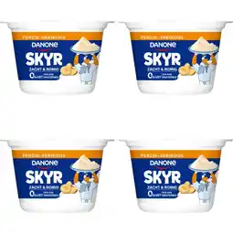 Albert Heijn Danone Skyr Perzik-Abrikoos 4-pack aanbieding