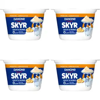Albert Heijn Danone Skyr Perzik-Abrikoos 4-pack aanbieding