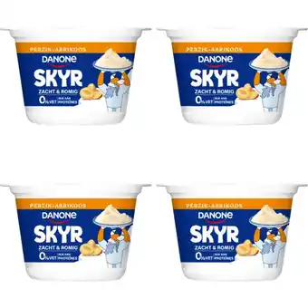 Albert Heijn Danone Skyr Perzik-Abrikoos 4-pack aanbieding