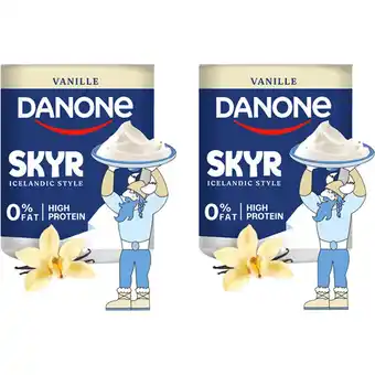 Albert Heijn Danone Skyr Vanille 2-pack aanbieding
