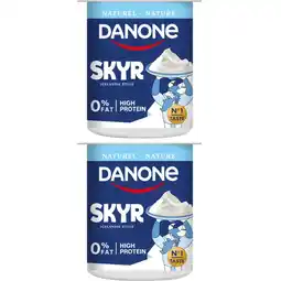 Albert Heijn Danone Danone Skyr Naturel 2-pack aanbieding