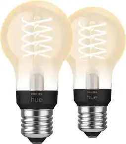 Coolblue Philips Hue Filamentlamp White Standaard E27 - 2023 - 2-pack aanbieding