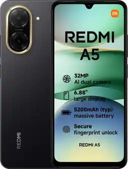 Coolblue Redmi A5 64GB Zwart 4G aanbieding