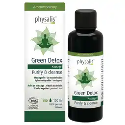 Holland & Barrett Physalis Massageolie Green Detox - 100ml aanbieding