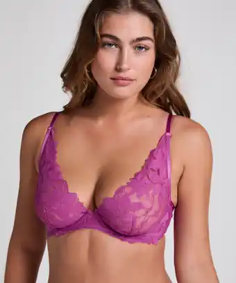 Hunkemoller Hunkemöller Niet-voorgevormde beugel bh Ingrid Paars aanbieding