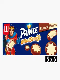 Flink Lu Prince ministars koekjes black & white 187g aanbieding