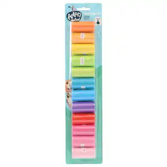 Pets Place Adori Poepzakjes Regenboog - Hondenpoepzakjes - Assorti 12 Rollen aanbieding