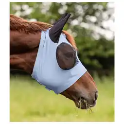 Pets Place Waldhausen Vliegenmasker Puck - Anti insect - Lichtblauw Cob aanbieding