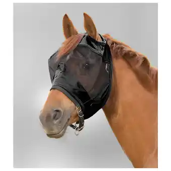 Pets Place Waldhausen Vliegenmasker Zonder Oren - Anti insect - Zwart Shetlander aanbieding