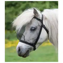 Pets Place Waldhausen Basis Vliegenmasker Zonder Oren - Anti insect - Zwart Shetty aanbieding